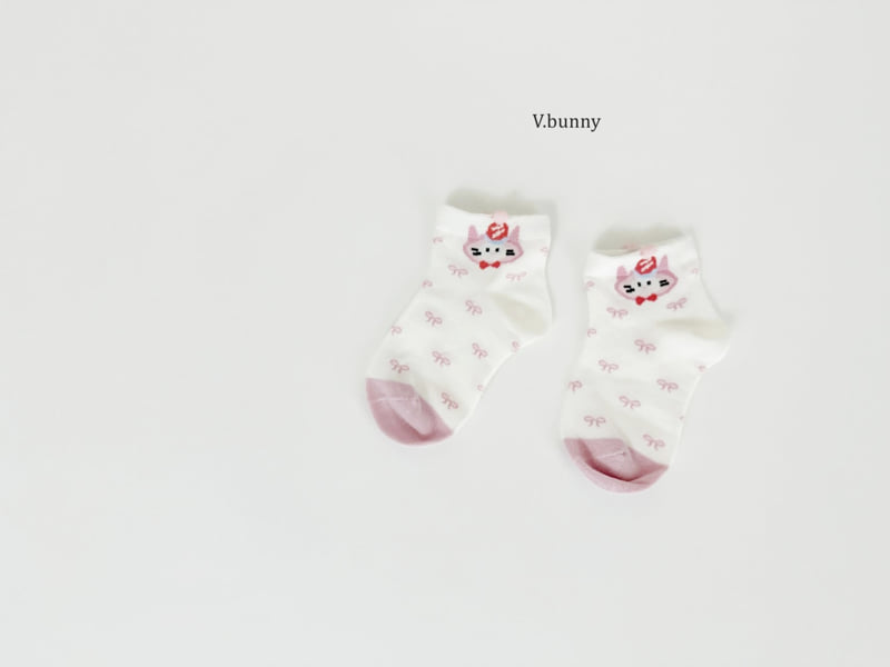 V Bunny - Korean Children Fashion - #toddlerclothing - Very Bunny Socks Set - 8