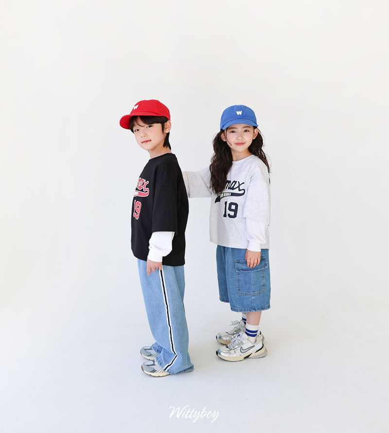 Witty Boy - Korean Children Fashion - #Kfashion4kids - Bermuda Cargo Denim Pants - 12