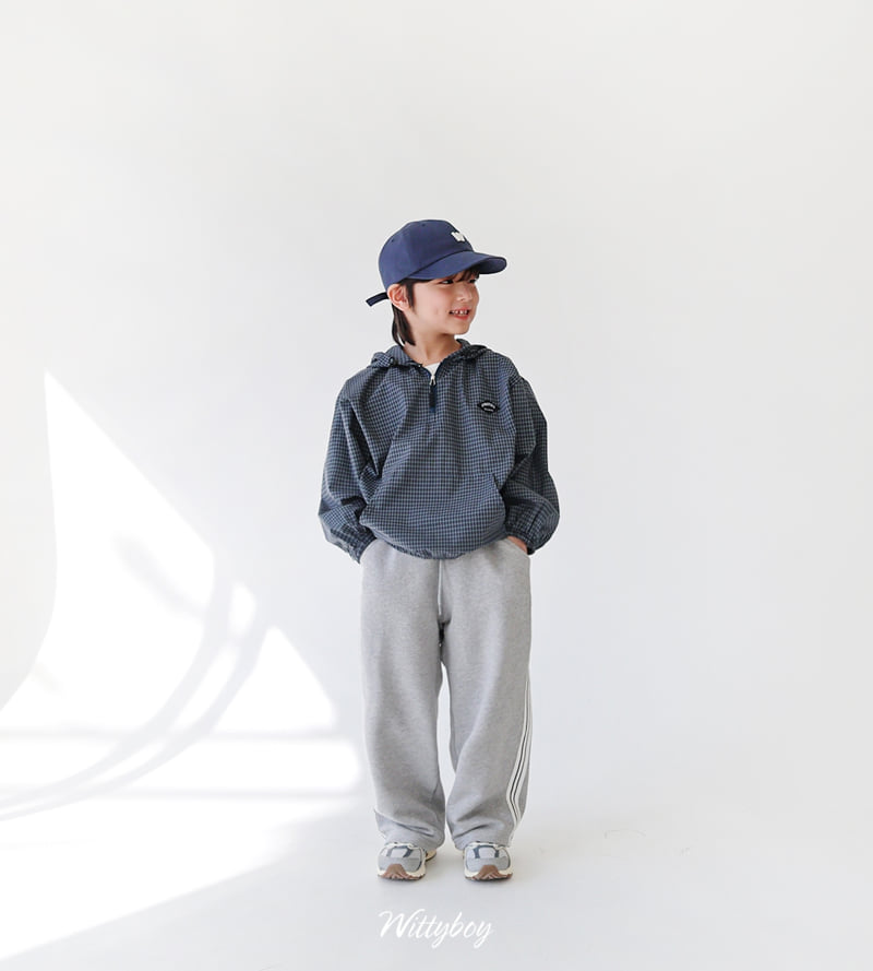 Witty Boy - Korean Children Fashion - #Kfashion4kids - Athletic Hooded Anorak - 5