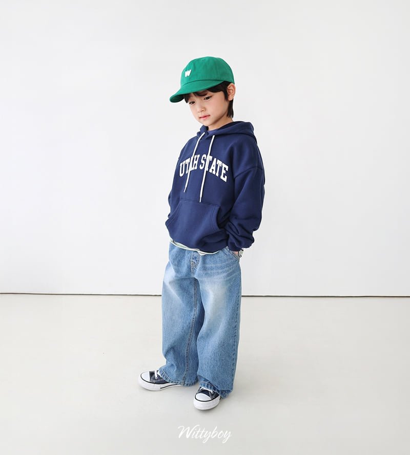 Witty Boy - Korean Children Fashion - #kidzfashiontrend - Spring School Denim Pants - 4