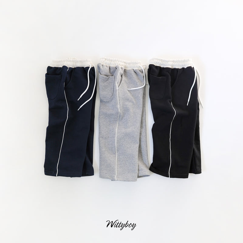 Witty Boy - Korean Children Fashion - #Kfashion4kids - Soul Line Track Pants - 2