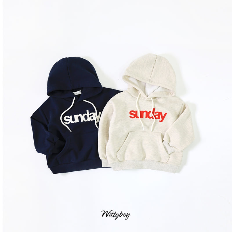 Witty Boy - Korean Children Fashion - #Kfashion4kids - Sunday Hoodie