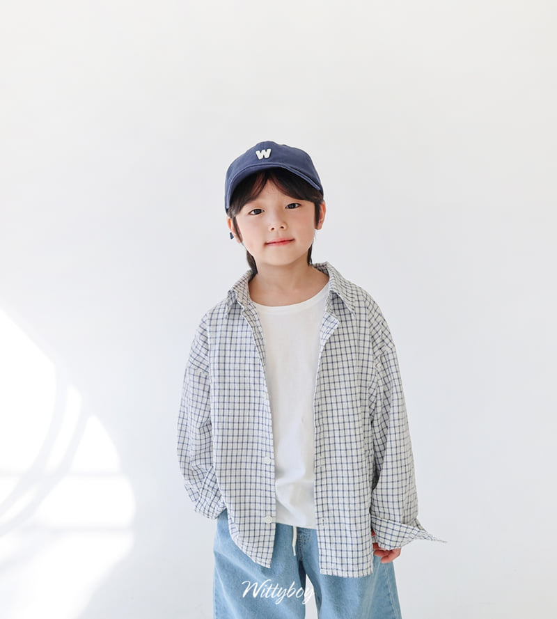 Witty Boy - Korean Children Fashion - #Kfashion4kids - Campus Check Shirt - 5