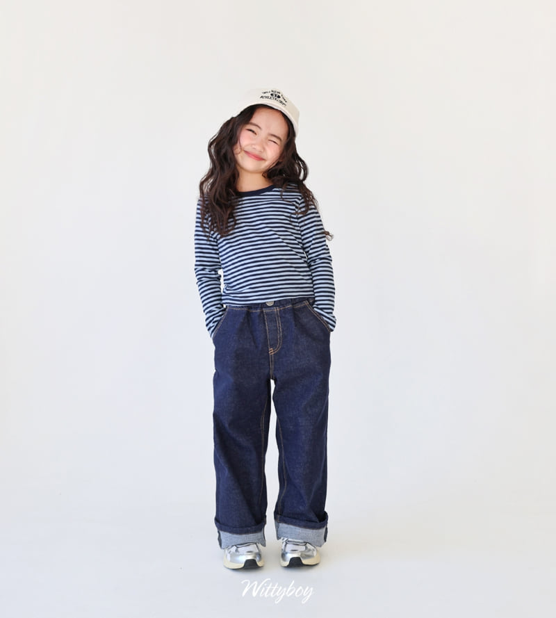 Witty Boy - Korean Children Fashion - #Kfashion4kids - Selvage Denim Pants - 3