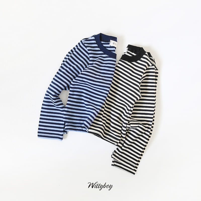 Witty Boy - Korean Children Fashion - #Kfashion4kids - Barbie Stripe Tee