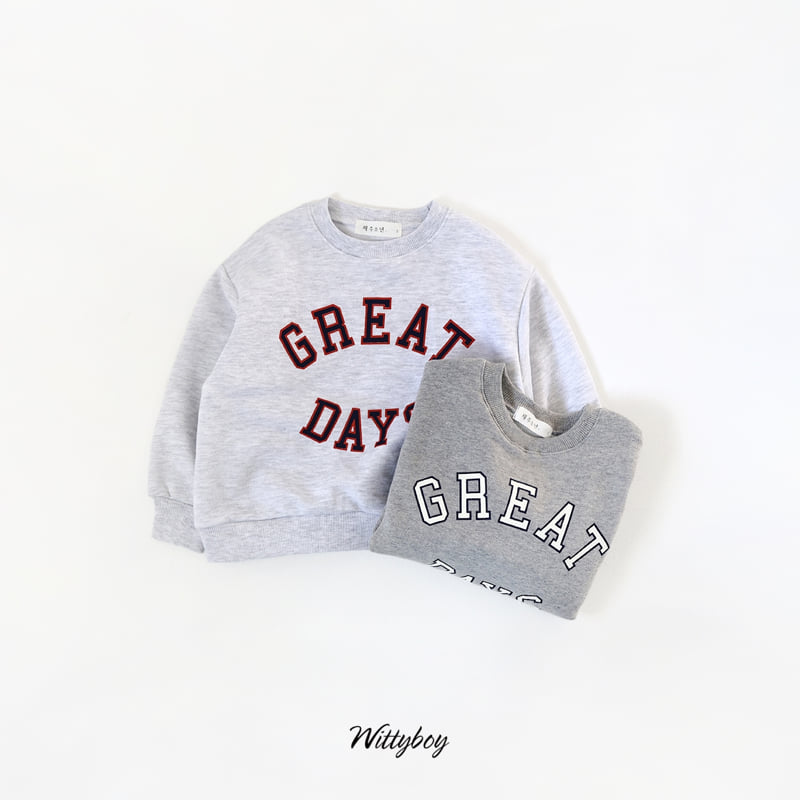 Witty Boy - Korean Children Fashion - #Kfashion4kids - Days Sweatshirt