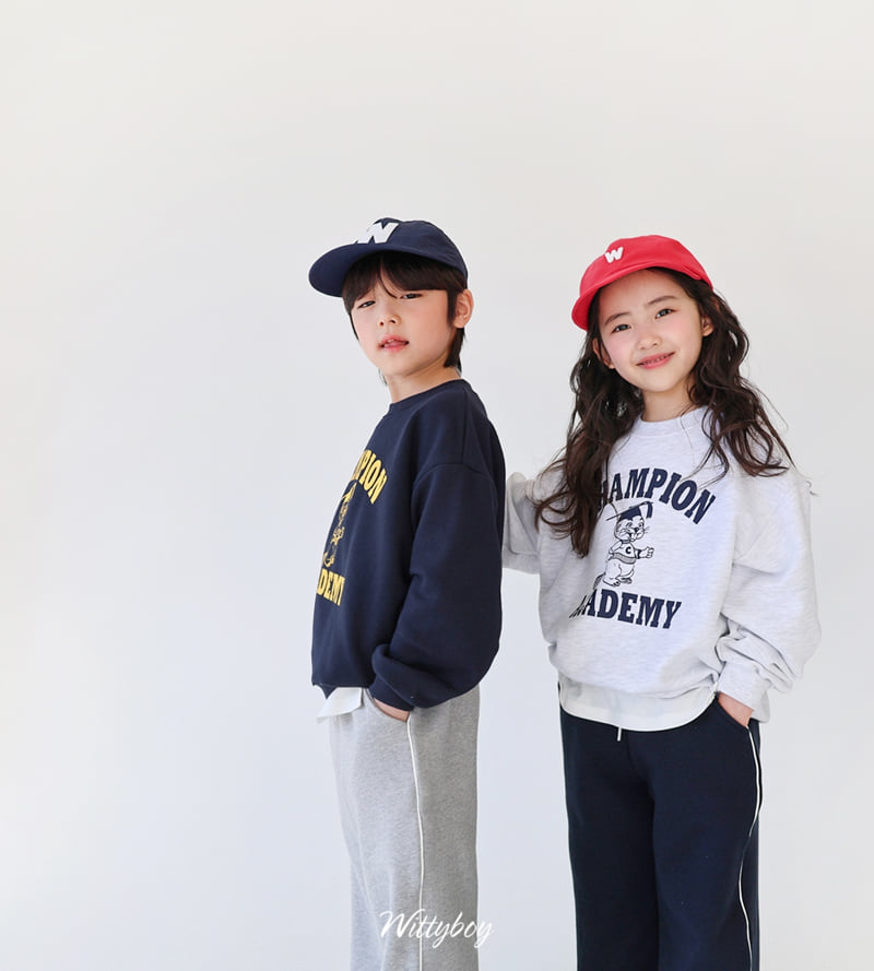 Witty Boy - Korean Children Fashion - #Kfashion4kids - Champion Sweatshirt - 9