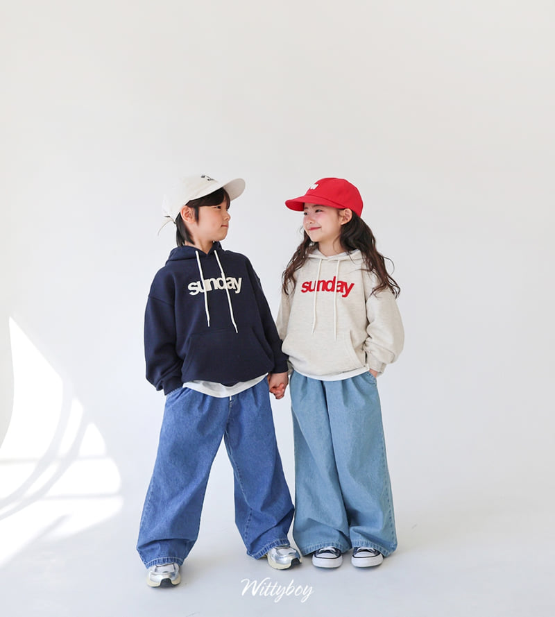 Witty Boy - Korean Children Fashion - #childofig - Sunday Hoodie - 6
