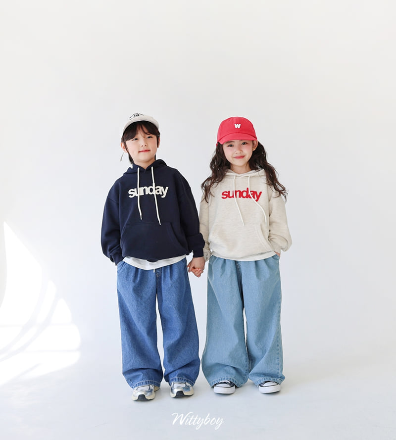 Witty Boy - Korean Children Fashion - #childofig - Sunday Hoodie - 7