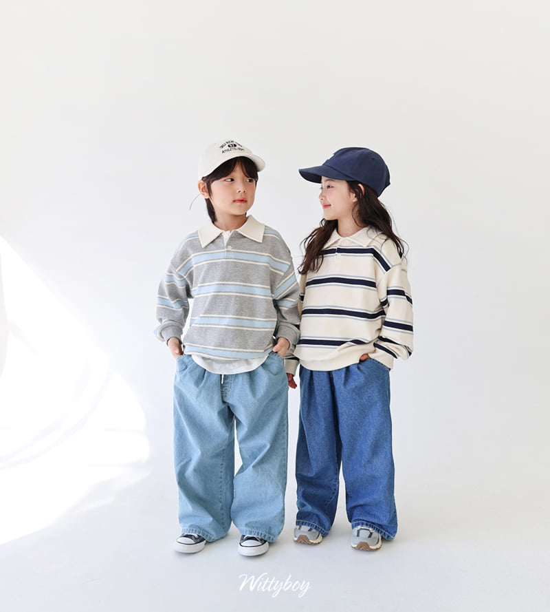 Witty Boy - Korean Children Fashion - #childofig - Dolphin Collar Sweatshirt - 3