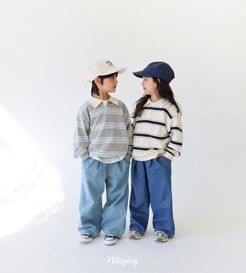 Witty Boy - Korean Children Fashion - #childofig - Dolphin Collar Sweatshirt - 4