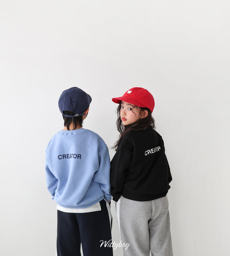 Witty Boy - Korean Children Fashion - #childofig - Creator Sweatshirt - 12