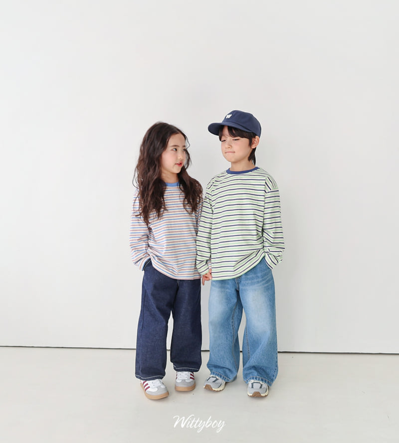 Witty Boy - Korean Children Fashion - #childofig - Great Stripe Tee - 8