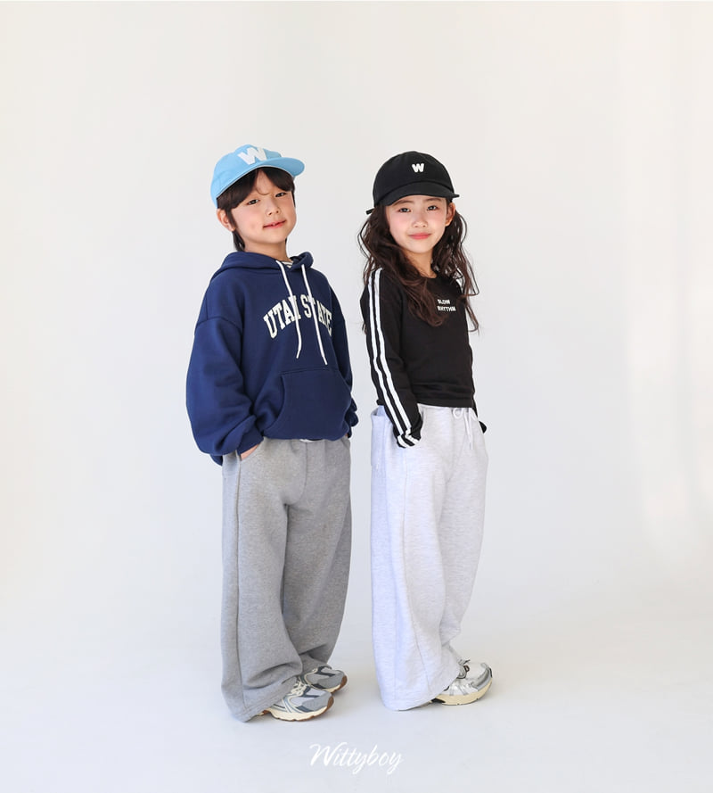 Witty Boy - Korean Children Fashion - #childofig - Pure Wide Pants - 5
