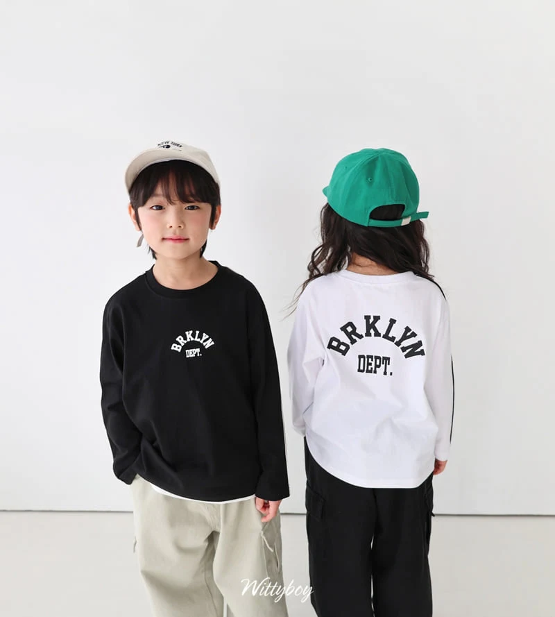 Witty Boy - Korean Children Fashion - #childofig - Brooklyn Line Tee - 2