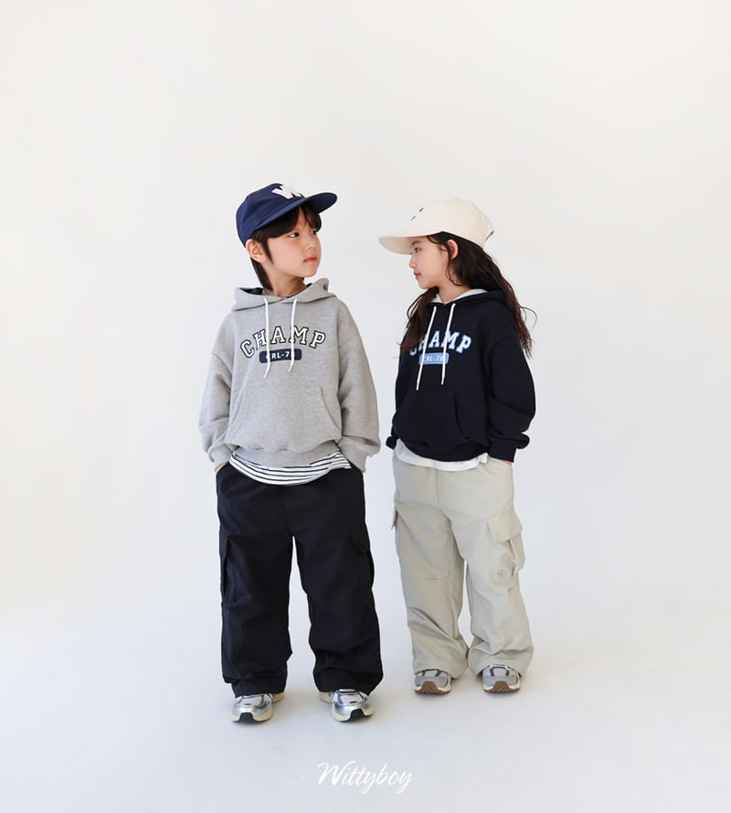 Witty Boy - Korean Children Fashion - #childofig - Champ Hoodie - 11