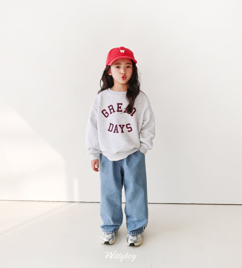 Witty Boy - Korean Children Fashion - #childofig - Days Sweatshirt - 6