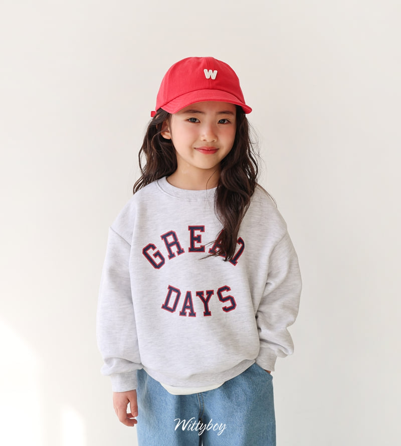 Witty Boy - Korean Children Fashion - #childofig - Days Sweatshirt - 7