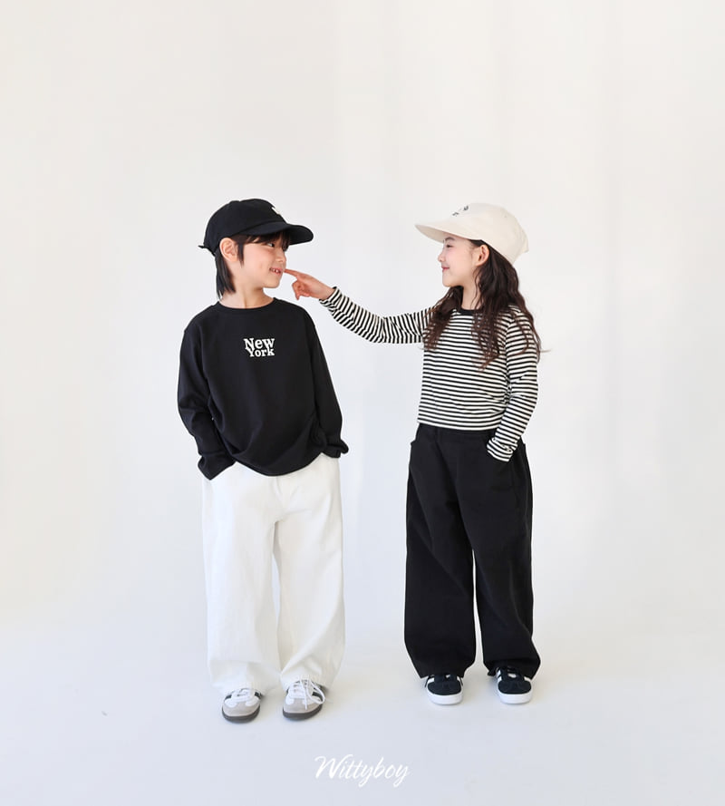 Witty Boy - Korean Children Fashion - #childofig - Teenager Wide Pants - 5