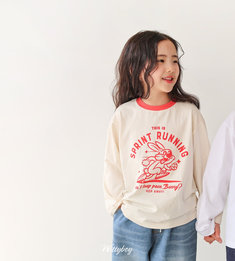 Witty Boy - Korean Children Fashion - #childofig - Running Rabbit Tee - 3
