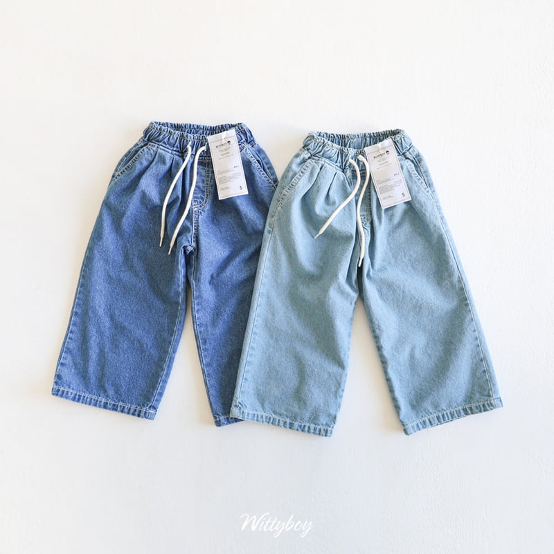 Witty Boy - Korean Children Fashion - #childofig - Natural Comfort Denim Pants
