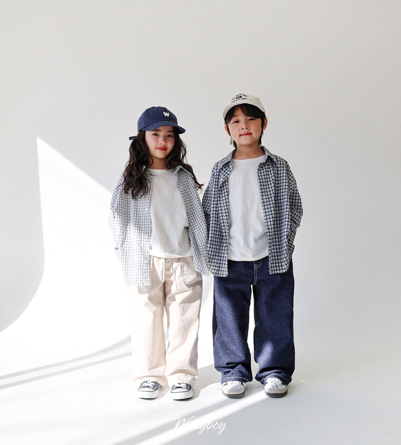 Witty Boy - Korean Children Fashion - #childrensboutique - White Non-Fade Denim Pants - 8