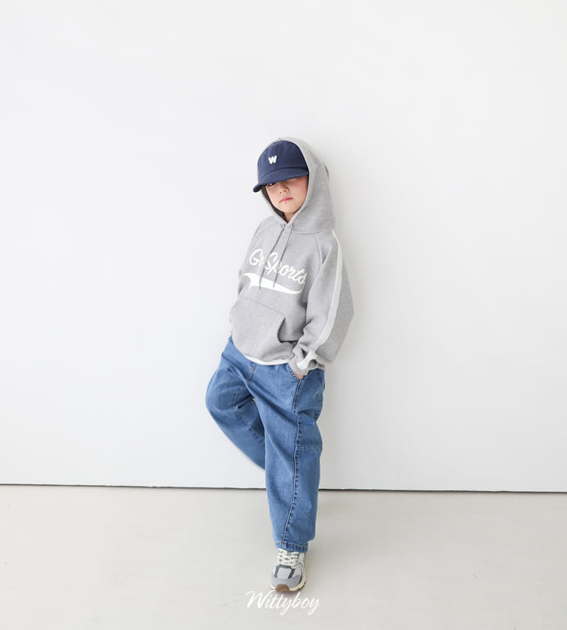 Witty Boy - Korean Children Fashion - #childrensboutique - Sporty Hoodie - 10