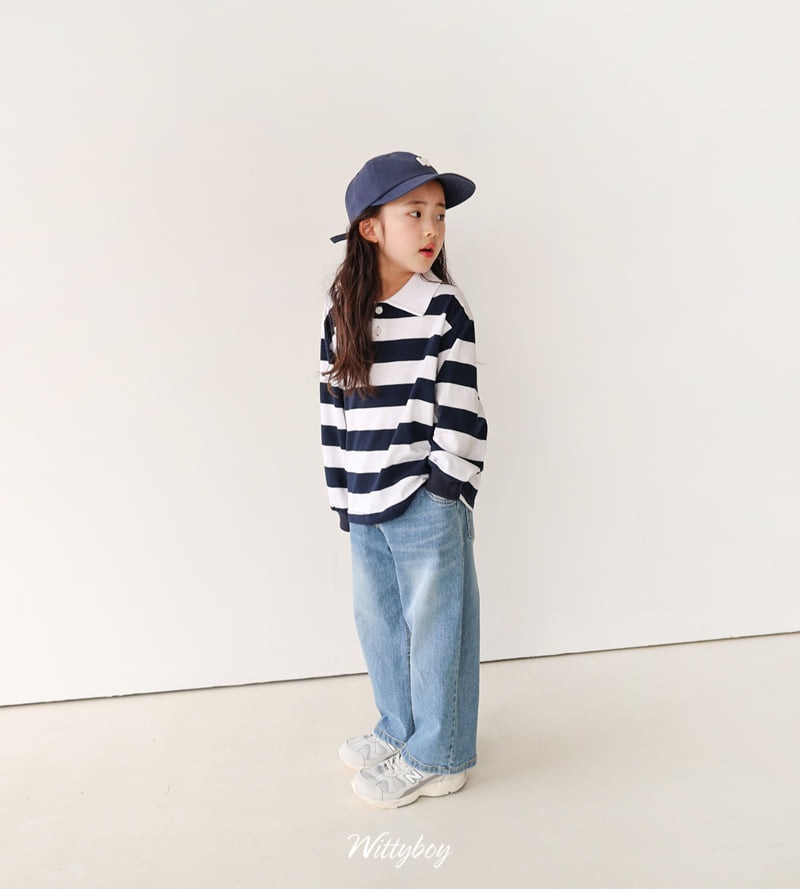 Witty Boy - Korean Children Fashion - #childrensboutique - School Collar Tee - 8