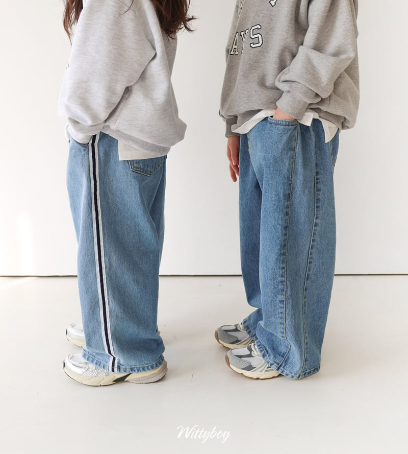 Witty Boy - Korean Children Fashion - #childrensboutique - French Bermuda Denim Pants - 7