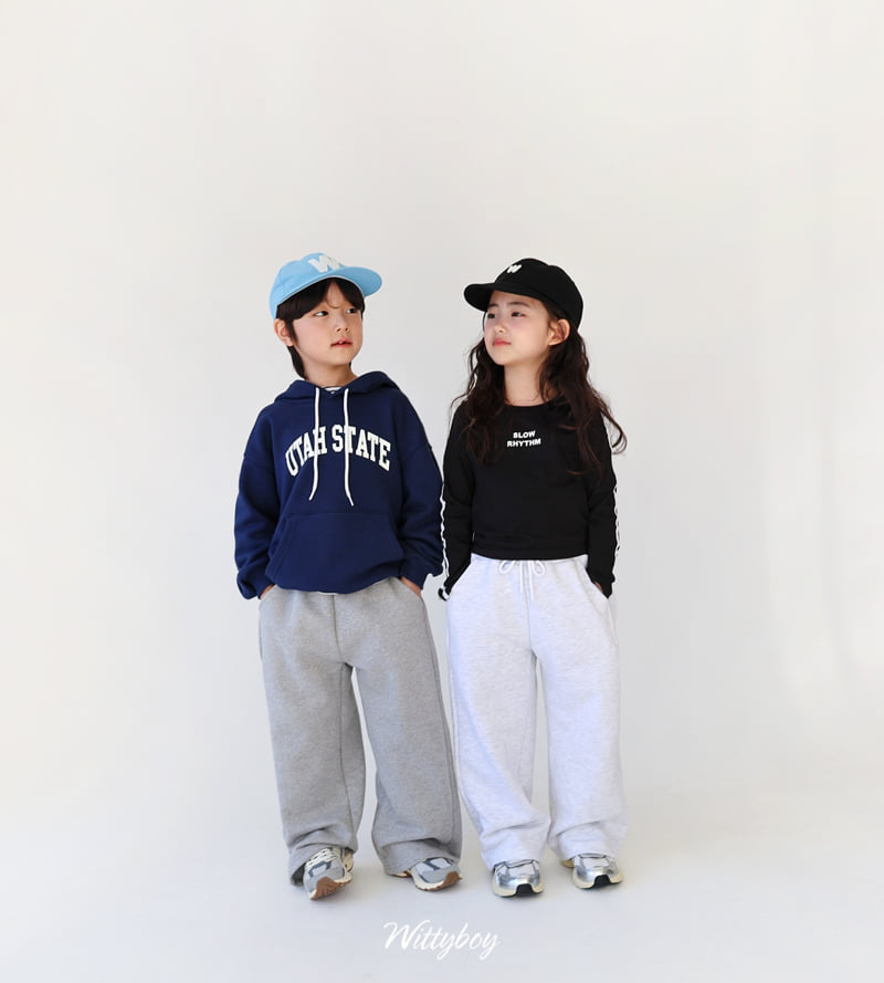 Witty Boy - Korean Children Fashion - #childrensboutique - Pure Wide Pants - 6