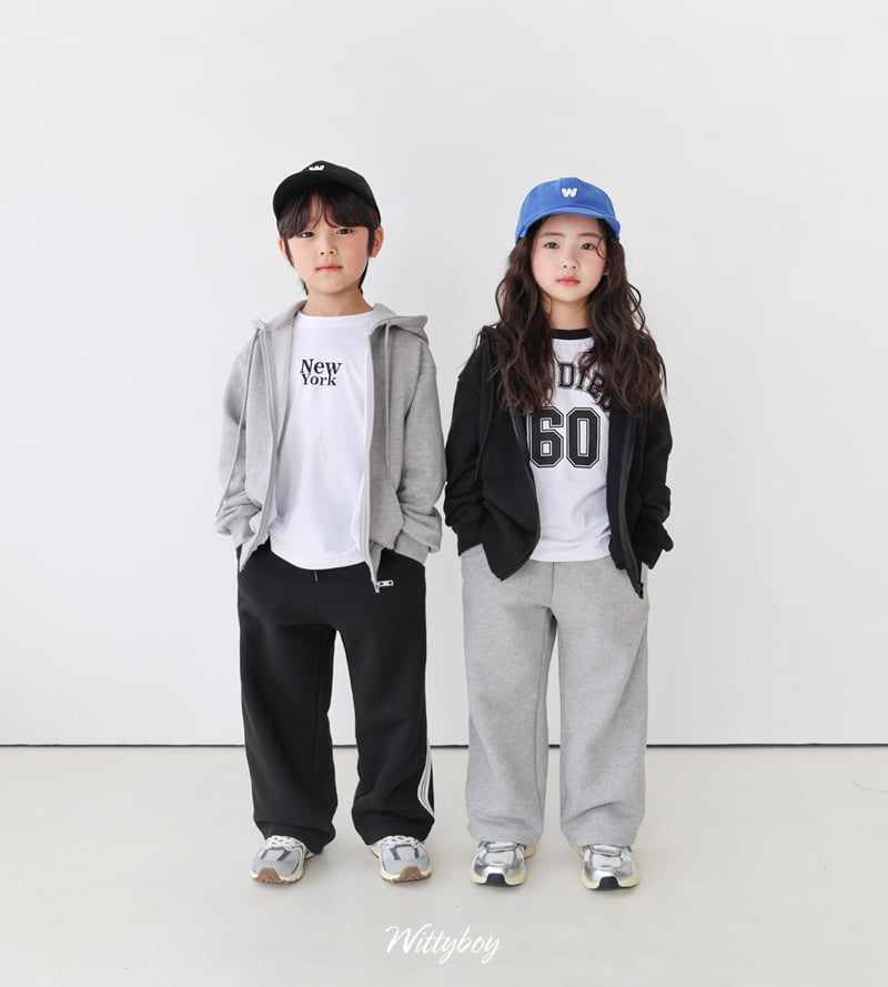 Witty Boy - Korean Children Fashion - #childrensboutique - Standard Hooded Zip-Up - 6