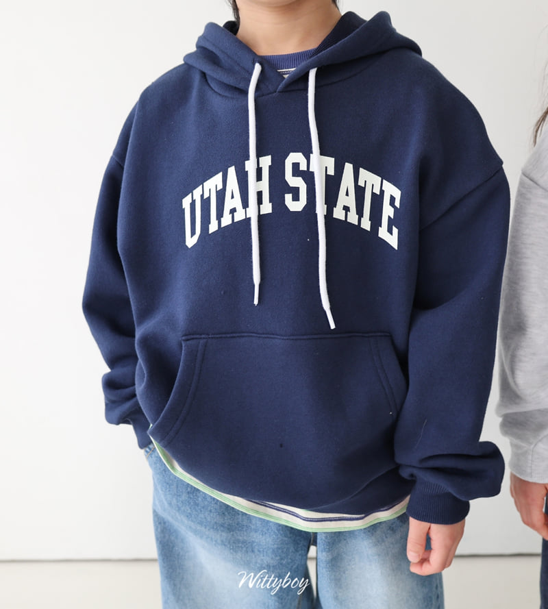 Witty Boy - Korean Children Fashion - #childrensboutique - Utah Hoodie - 12