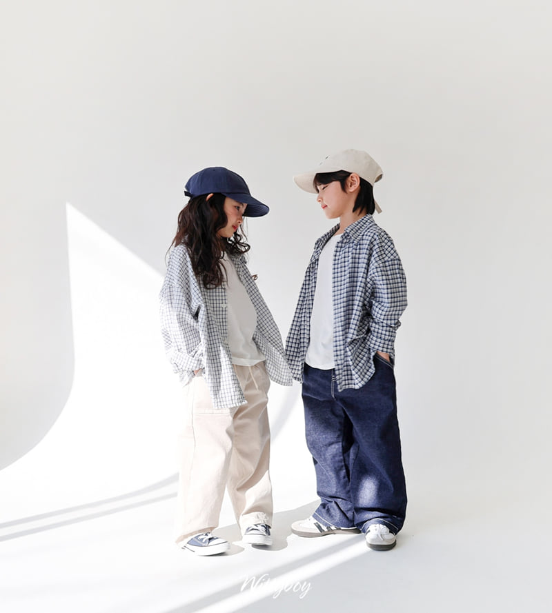 Witty Boy - Korean Children Fashion - #designkidswear - White Non-Fade Denim Pants - 9