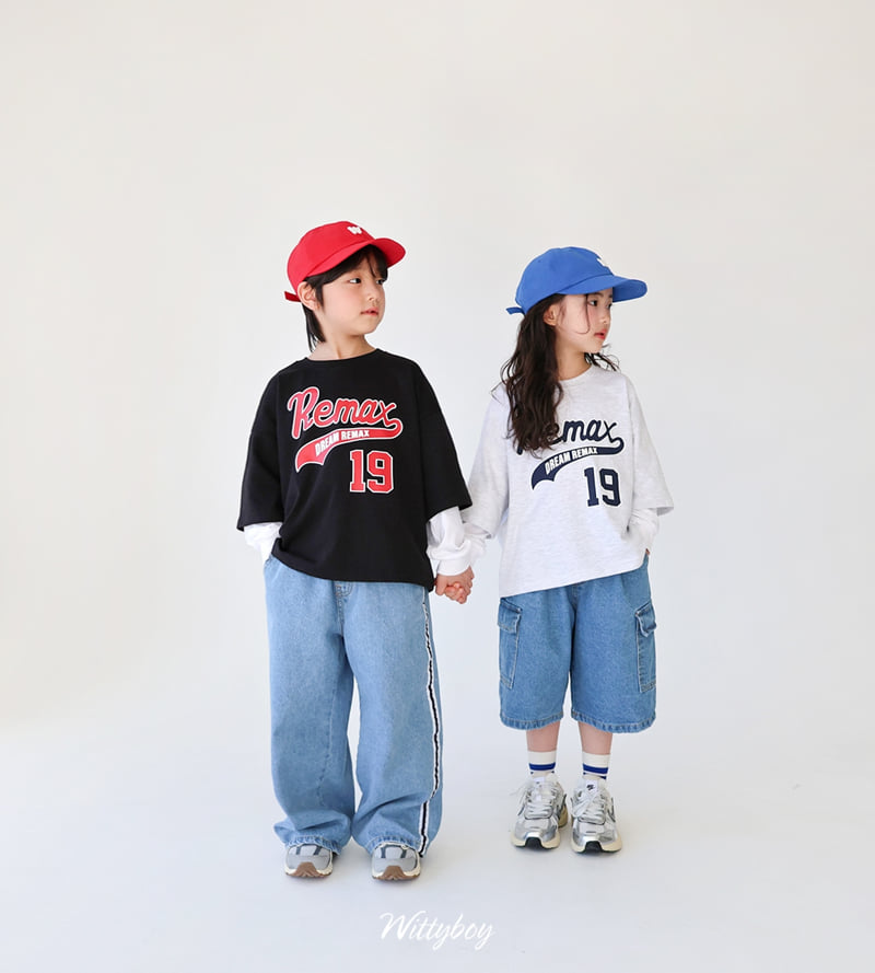 Witty Boy - Korean Children Fashion - #designkidswear - High-Teen Denim Pants - 5
