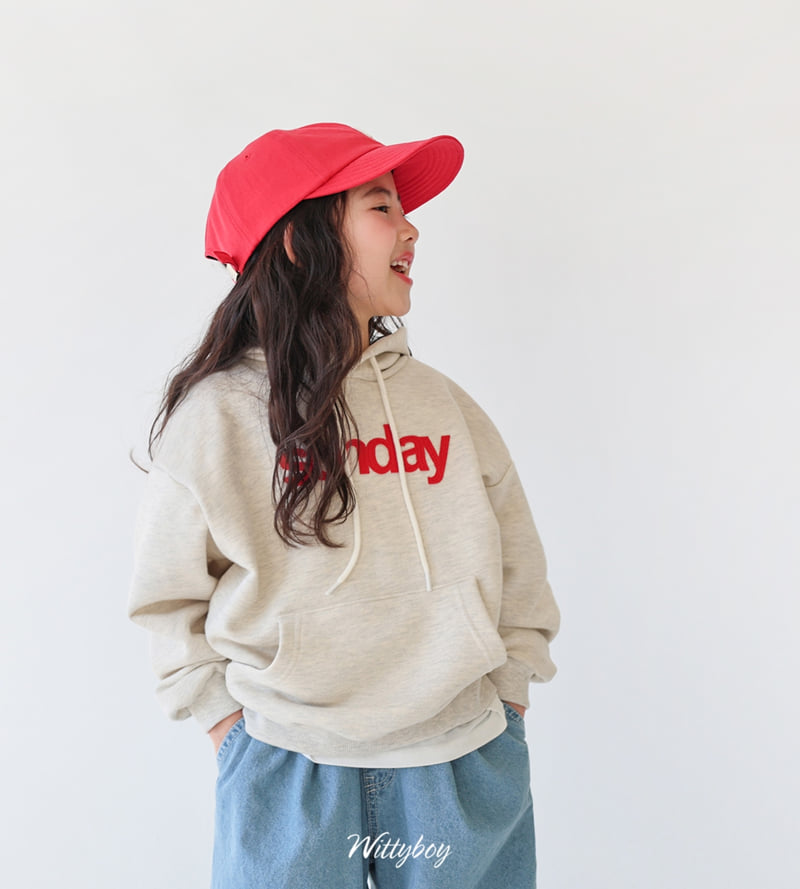 Witty Boy - Korean Children Fashion - #designkidswear - Sunday Hoodie - 9