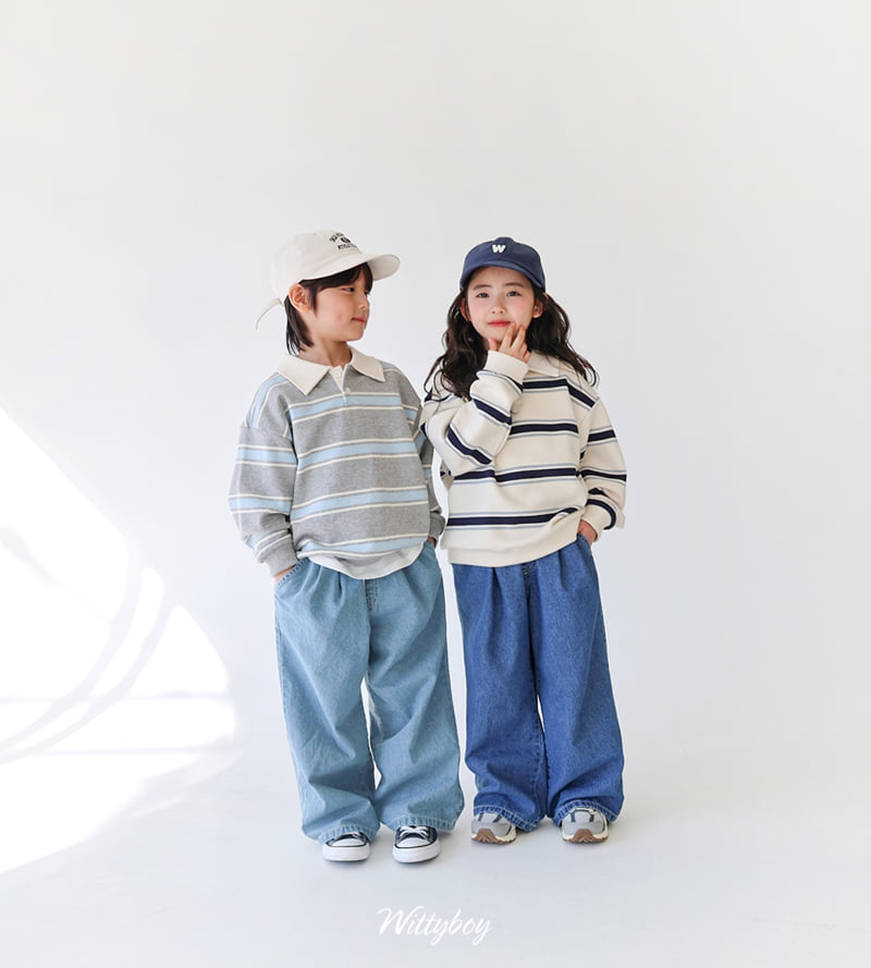 Witty Boy - Korean Children Fashion - #designkidswear - Dolphin Collar Sweatshirt - 6