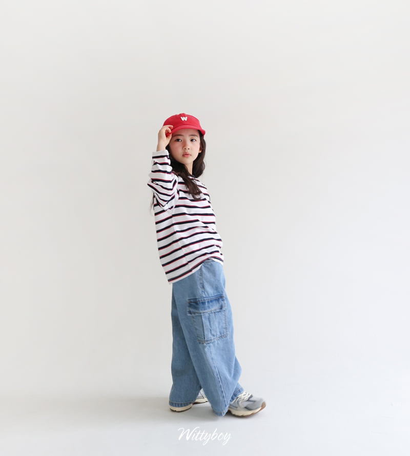 Witty Boy - Korean Children Fashion - #designkidswear - Essential Cargo Denim Pants - 3