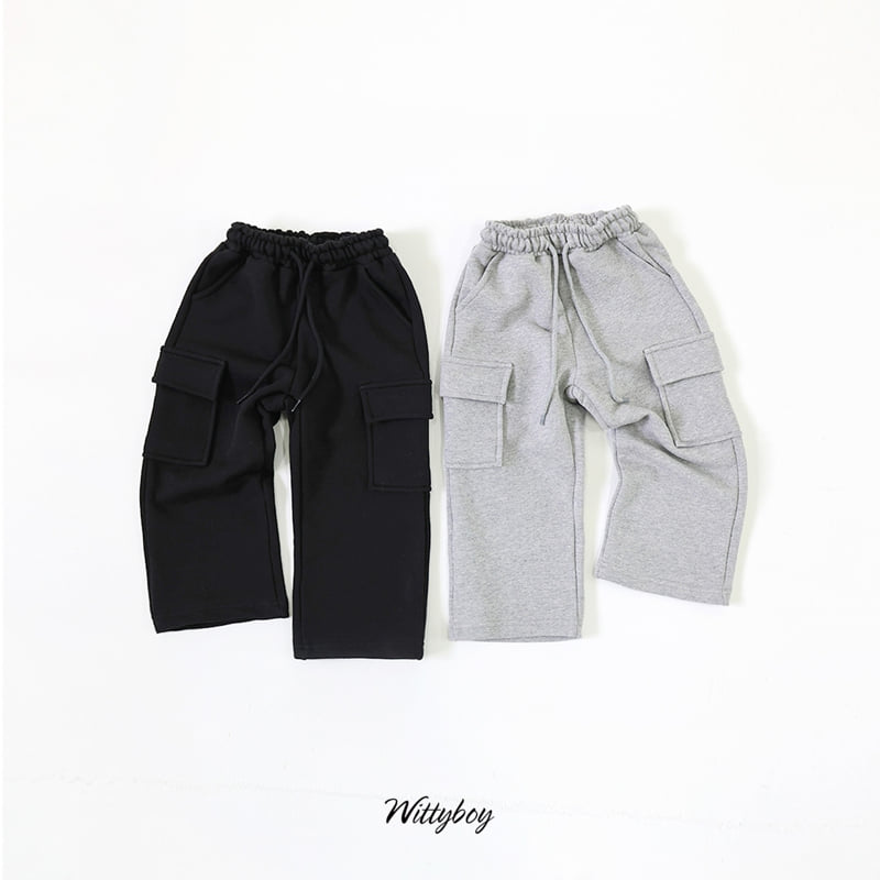 Witty Boy - Korean Children Fashion - #designkidswear - Comfort Cargo Training Pants