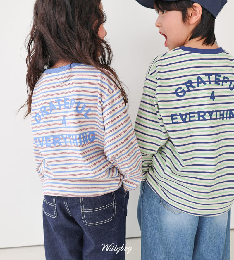 Witty Boy - Korean Children Fashion - #designkidswear - Great Stripe Tee - 10