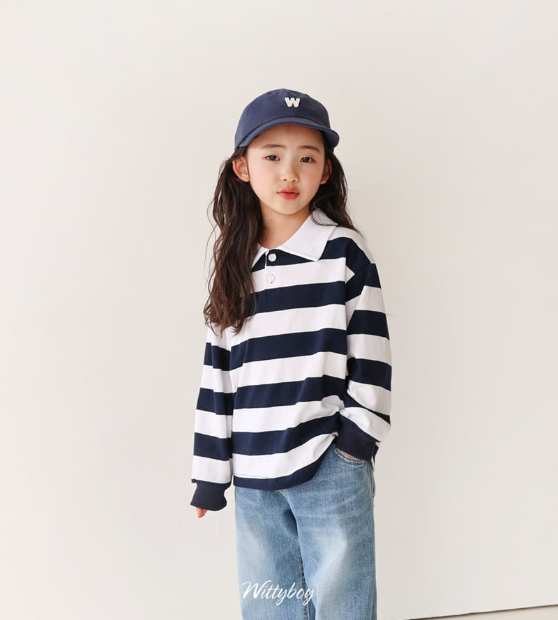Witty Boy - Korean Children Fashion - #designkidswear - School Collar Tee - 9