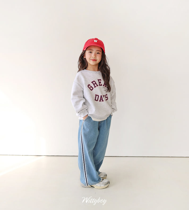 Witty Boy - Korean Children Fashion - #designkidswear - Days Sweatshirt - 9