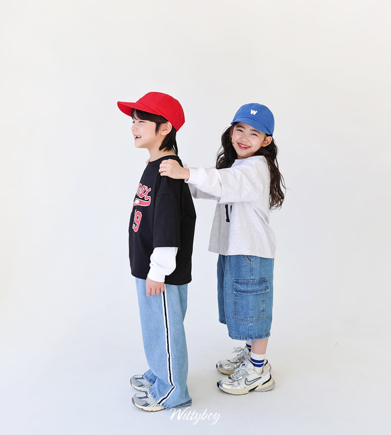 Witty Boy - Korean Children Fashion - #discoveringself - High-Teen Denim Pants - 6