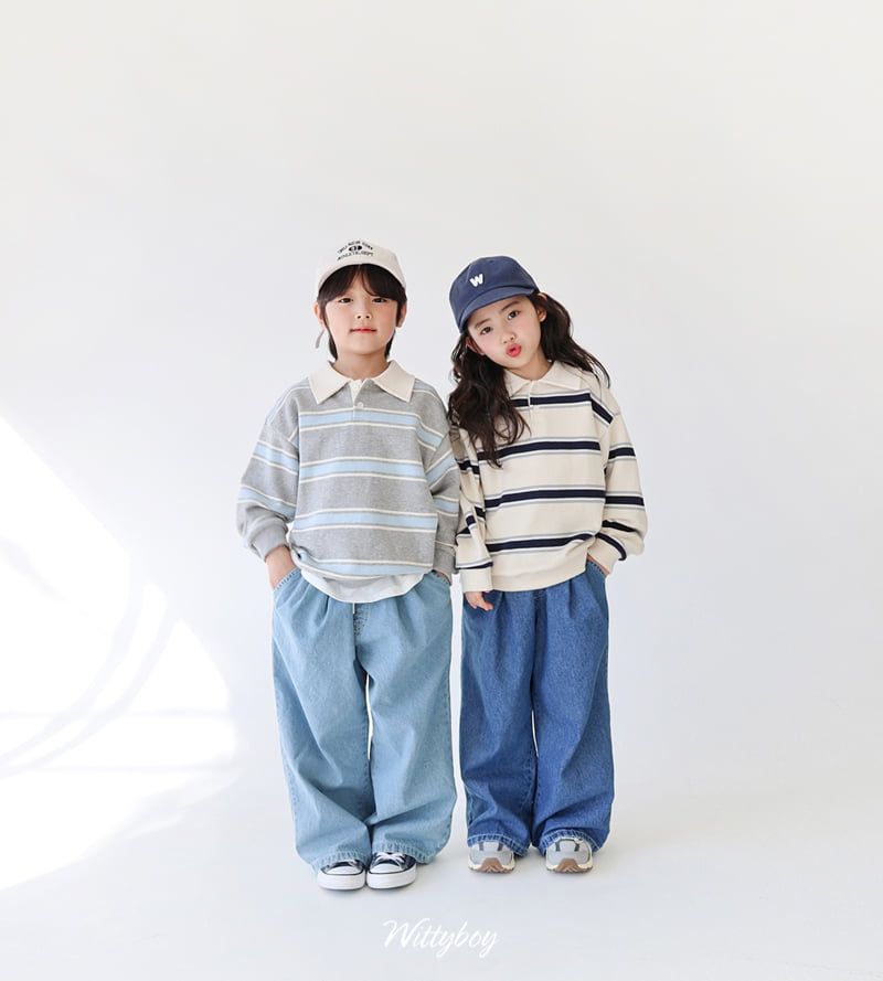 Witty Boy - Korean Children Fashion - #discoveringself - Dolphin Collar Sweatshirt - 7
