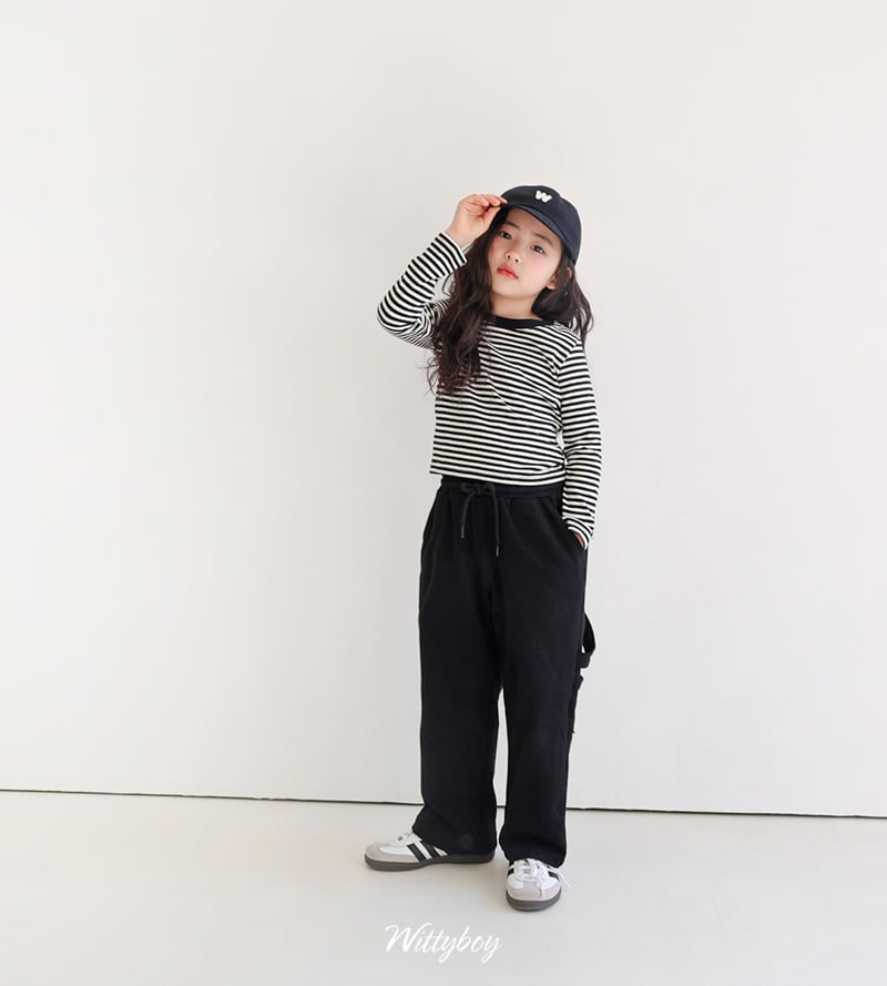 Witty Boy - Korean Children Fashion - #discoveringself - Barbie Stripe Tee - 12