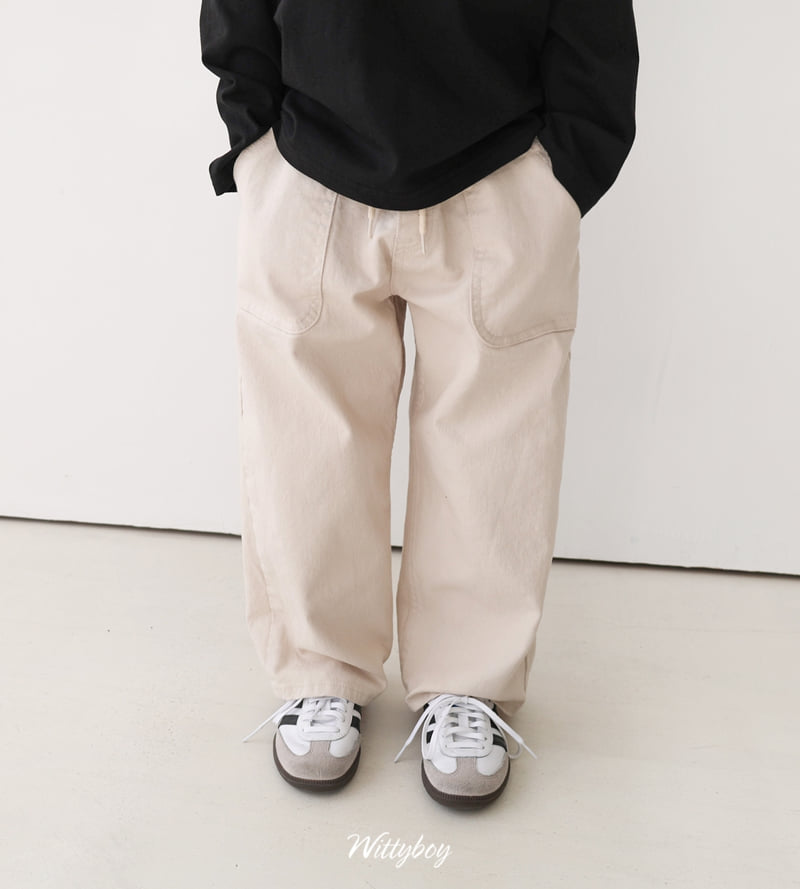 Witty Boy - Korean Children Fashion - #discoveringself - Out-Pocket Stretch Pants - 2