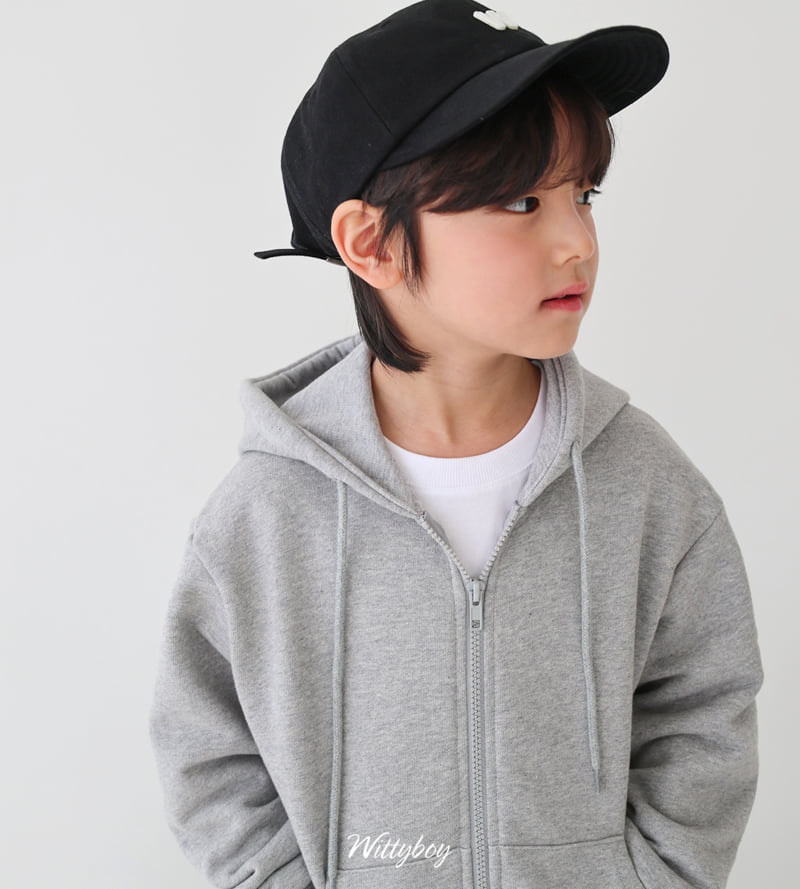 Witty Boy - Korean Children Fashion - #discoveringself - Standard Hooded Zip-Up - 8