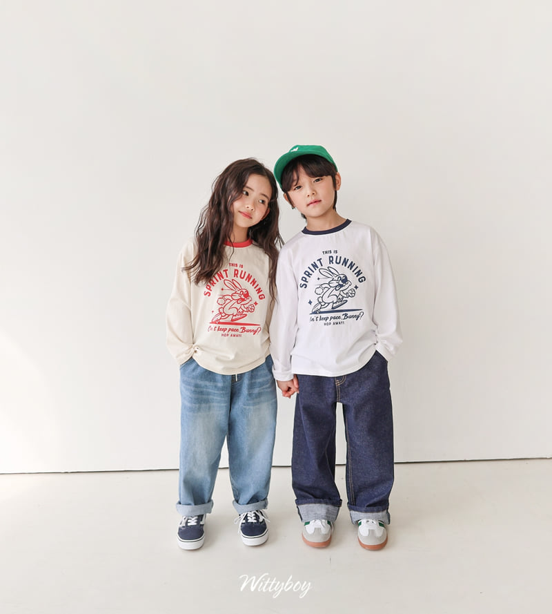 Witty Boy - Korean Children Fashion - #discoveringself - Running Rabbit Tee - 7