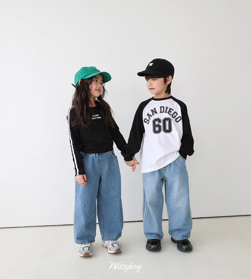 Witty Boy - Korean Children Fashion - #discoveringself - Slow Line Tee - 4