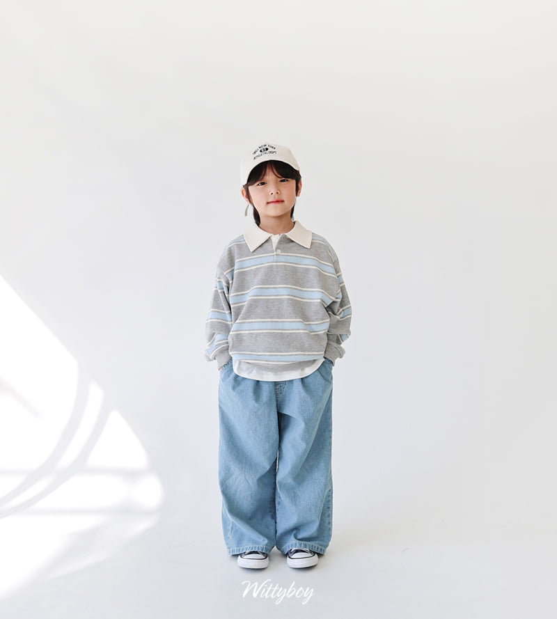 Witty Boy - Korean Children Fashion - #fashionkids - Dolphin Collar Sweatshirt - 8