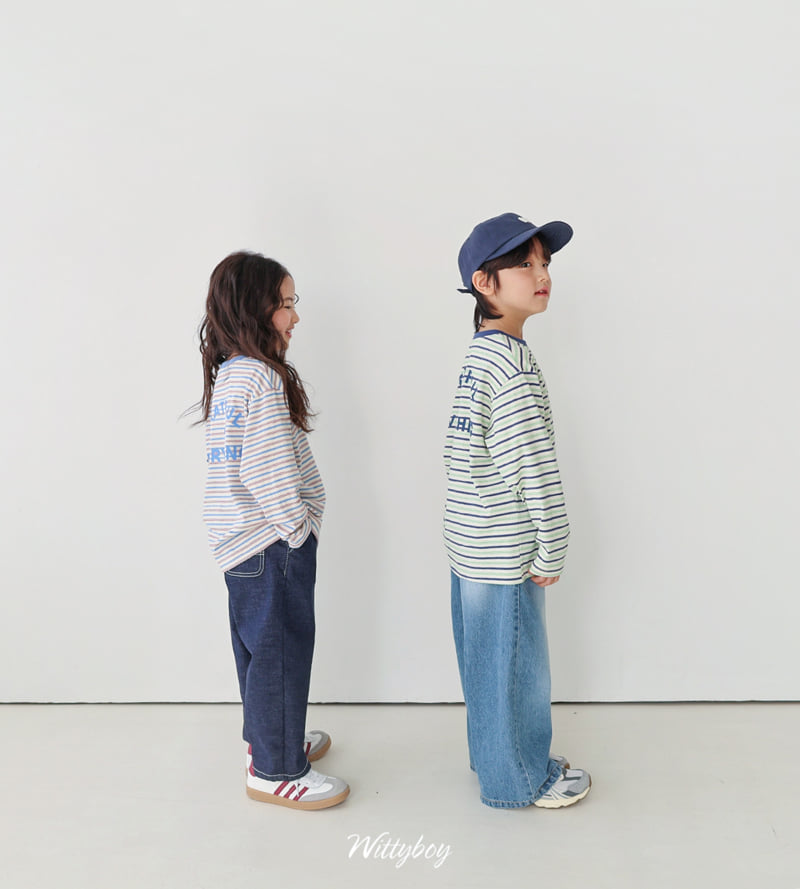 Witty Boy - Korean Children Fashion - #fashionkids - Great Stripe Tee - 12